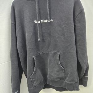 You Matter Black Pullover Hoodie